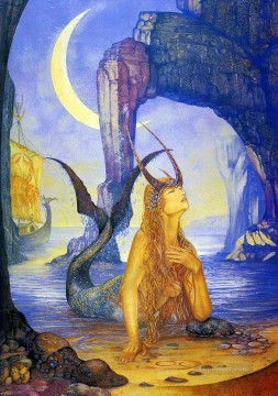 fantasy zodiac stones moonstone Fantastic Oil Paintings